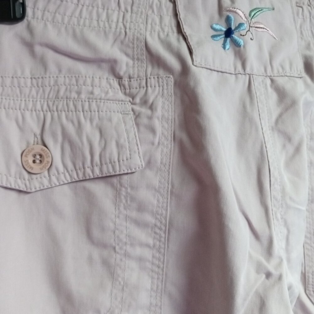 Dusty pink cargo pants - Picture 3 of 10